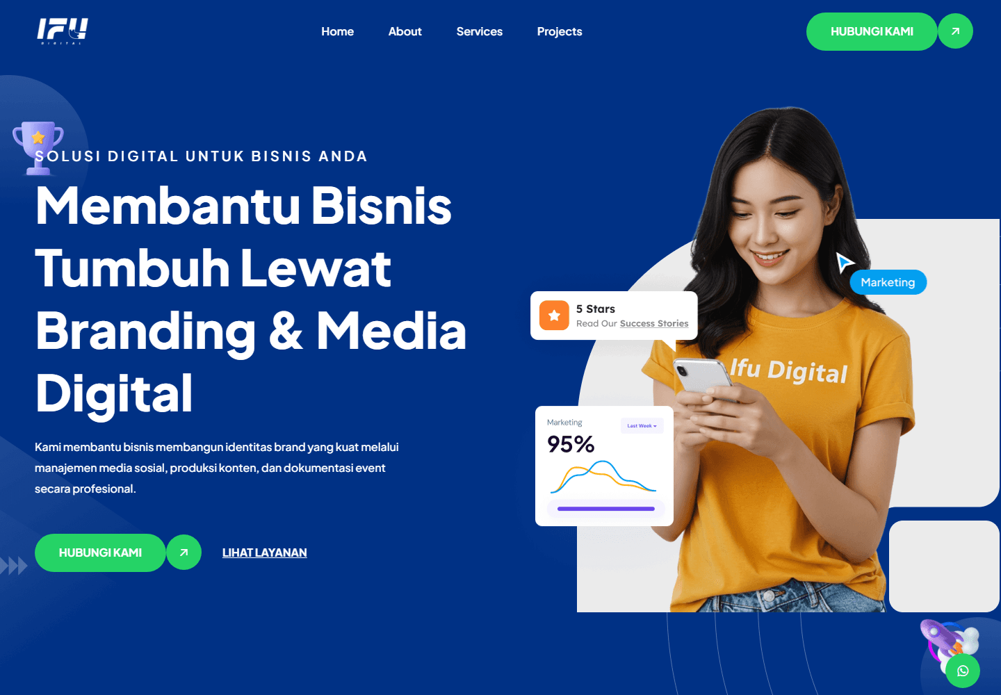 Website preview for IFU Digital
