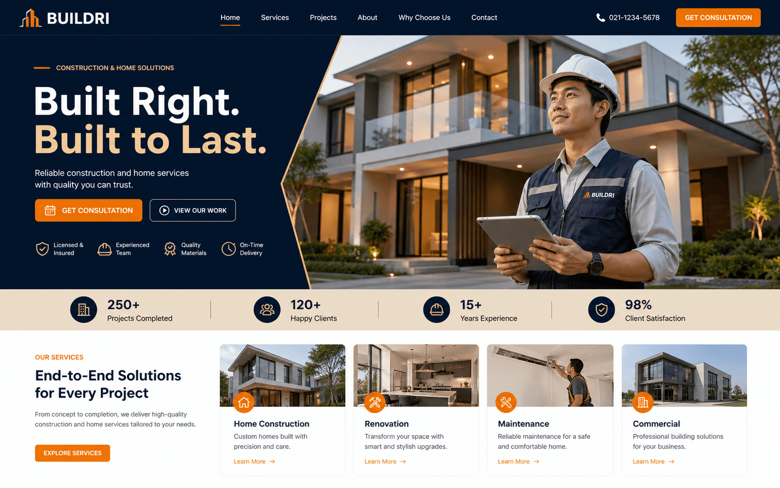 Template preview Buildri