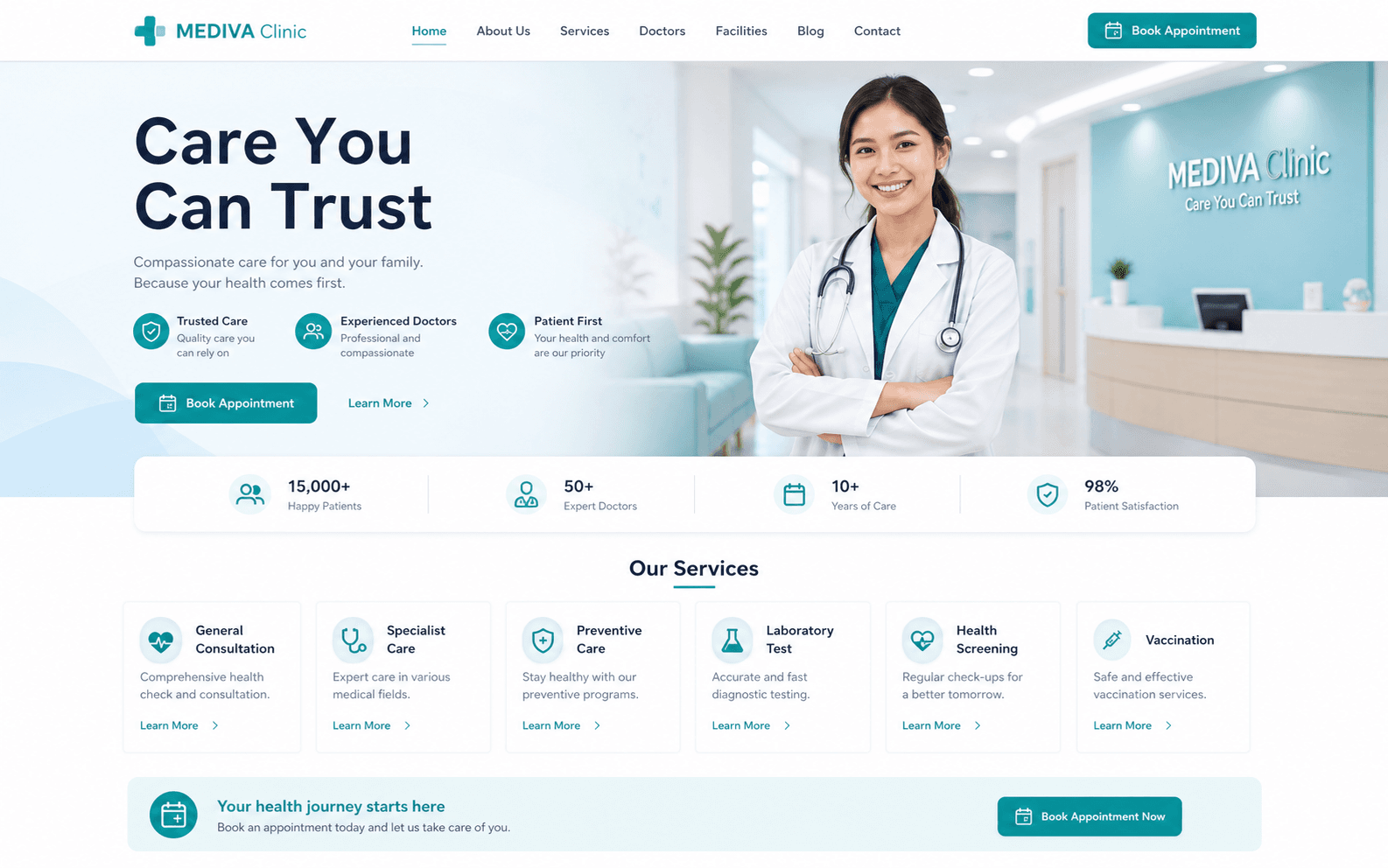 Template preview Mediva